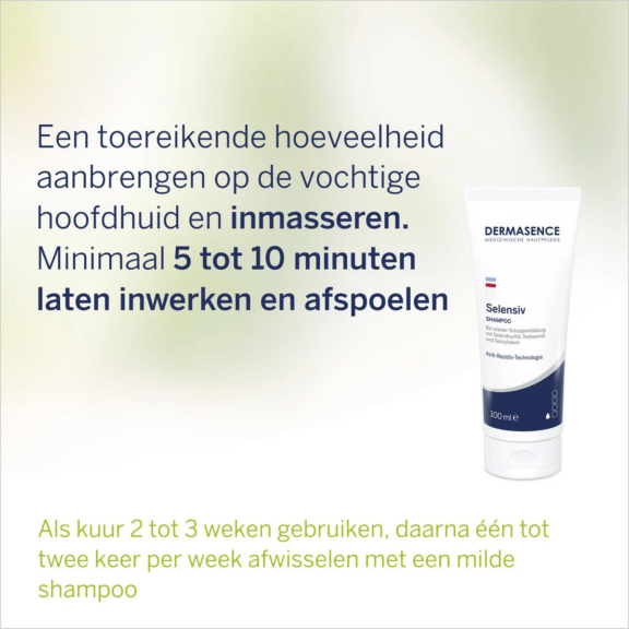 Een toereikende hoeveelheid aanbrengen op de vochtige hoofdhuid en inmasseren. Minimaal 5 tot 10 minuten laten inwerken en afspoelen. Als kuur 2 tot 3 weken gebruiken, daarna 1-2 keer per week afwisselen met een milde schampoo