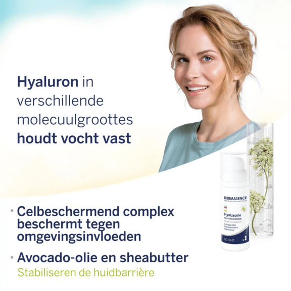 Dermasence Hyalusome Moisturising cream - eigenschappen