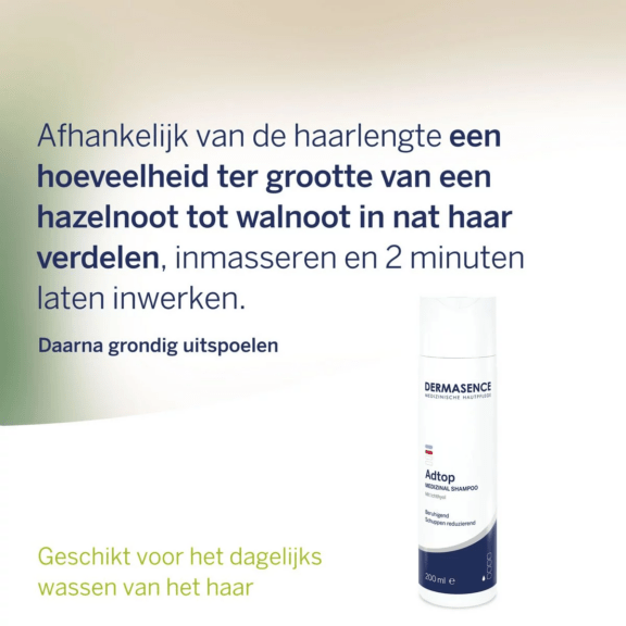 Dermasence Adtop Medicinal shampoo - eigenschappen