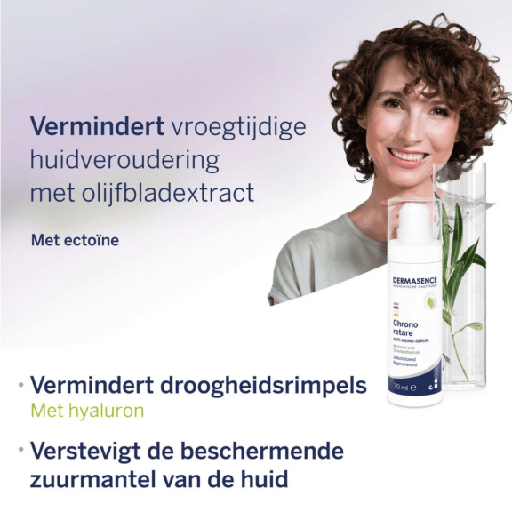 Dermasence Chrono retare Anti-ageing serum - eigenschappen