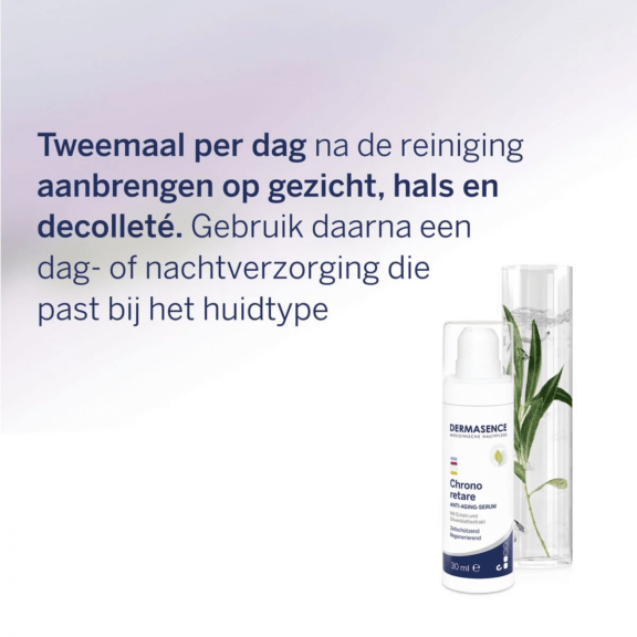 Dermasence Chrono retare Anti-ageing serum - gebruik