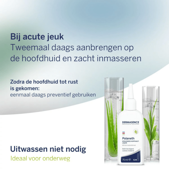 Dermasence Polaneth Cooling scalp liquid - gebruik