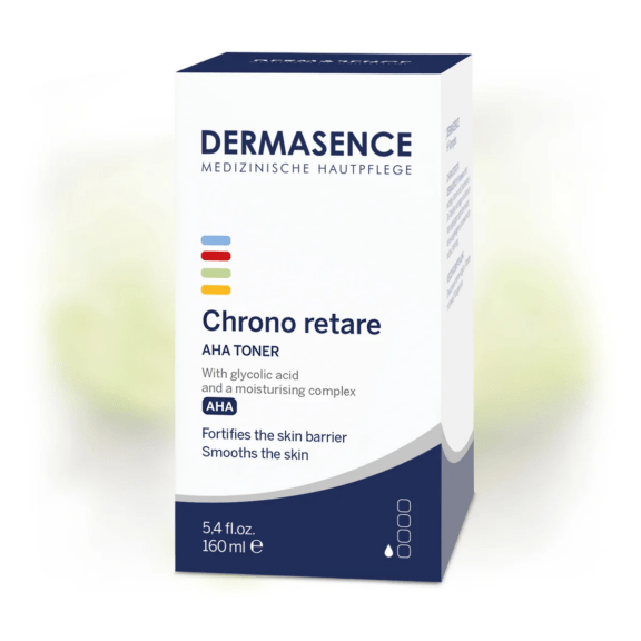 Dermasence Chrono retare AHA toner - verpakking