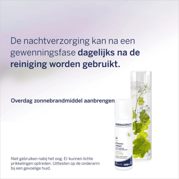 Dermasence Chrono retare Activating VIT C night cream - eigenschappen