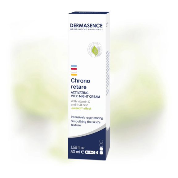 Dermasence Chrono retare Activating VIT C night cream - verpakking