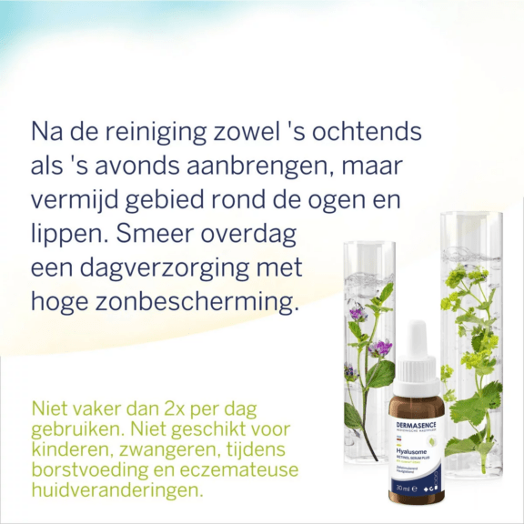 Dermasence Hyalusome Retinol serum plus - gebruik