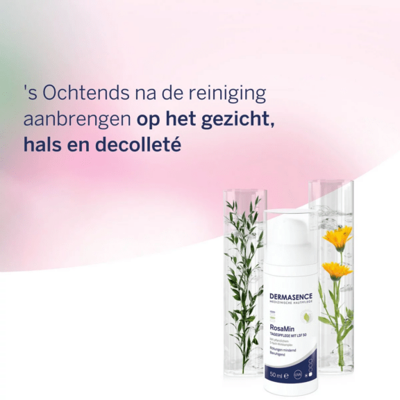 RosaMin Day cream with SPF 50 - gebruik